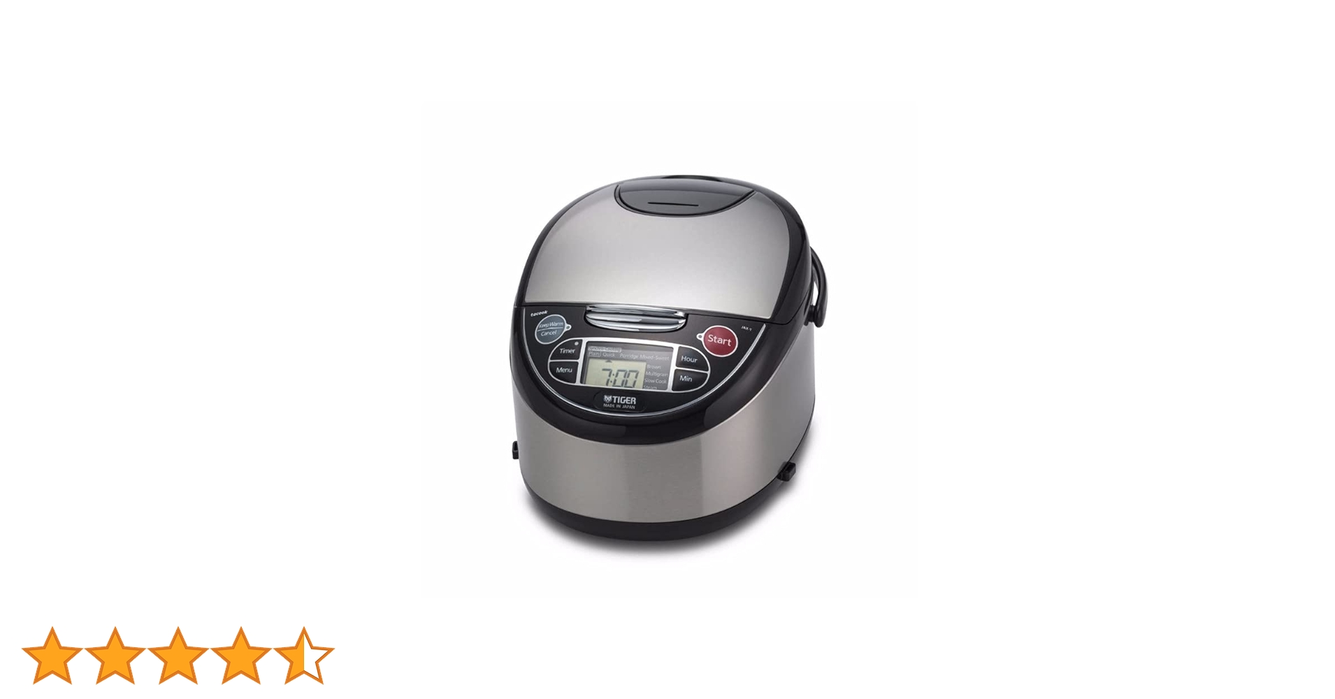 Amazon | Tiger JAX-T10U-K 5.5-Cup (Uncooked) Micom Rice Cooker